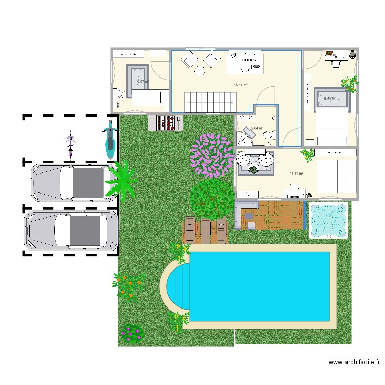 ETAGE MAISON. Plan de 0 pièce et 0 m2