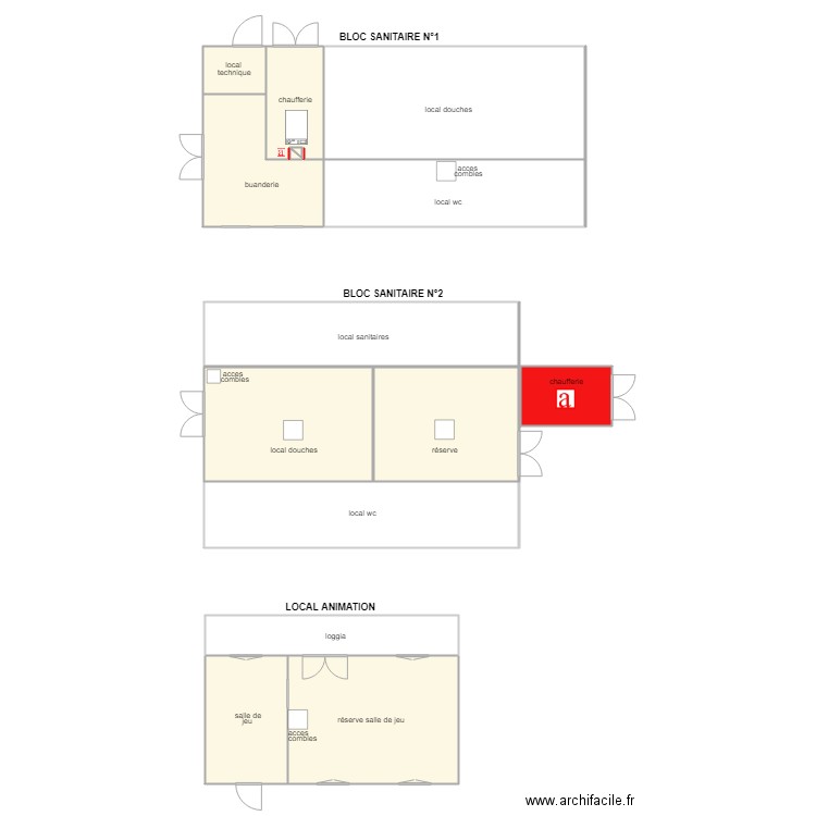 LES ROUILLERES. Plan de 0 pièce et 0 m2