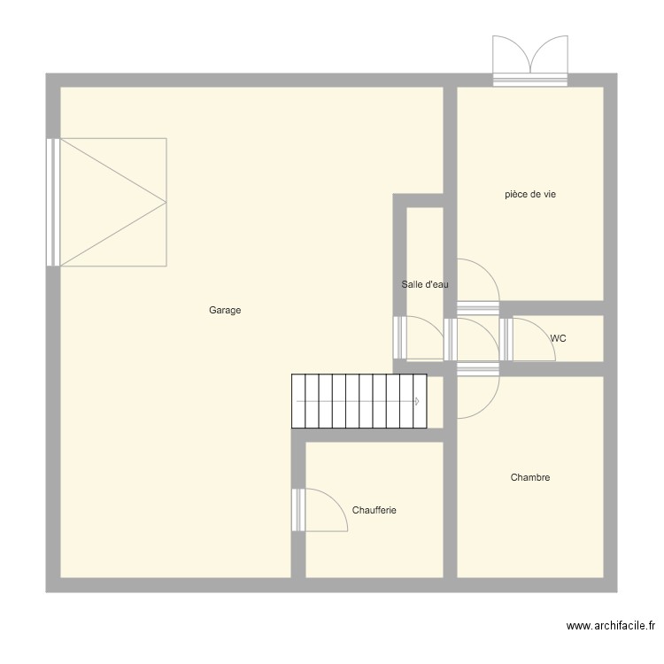 TERRADE SOUS SOL. Plan de 0 pièce et 0 m2