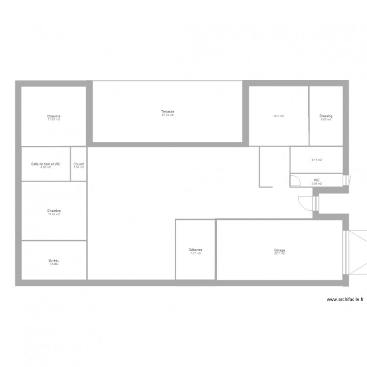 plan perso. Plan de 0 pièce et 0 m2