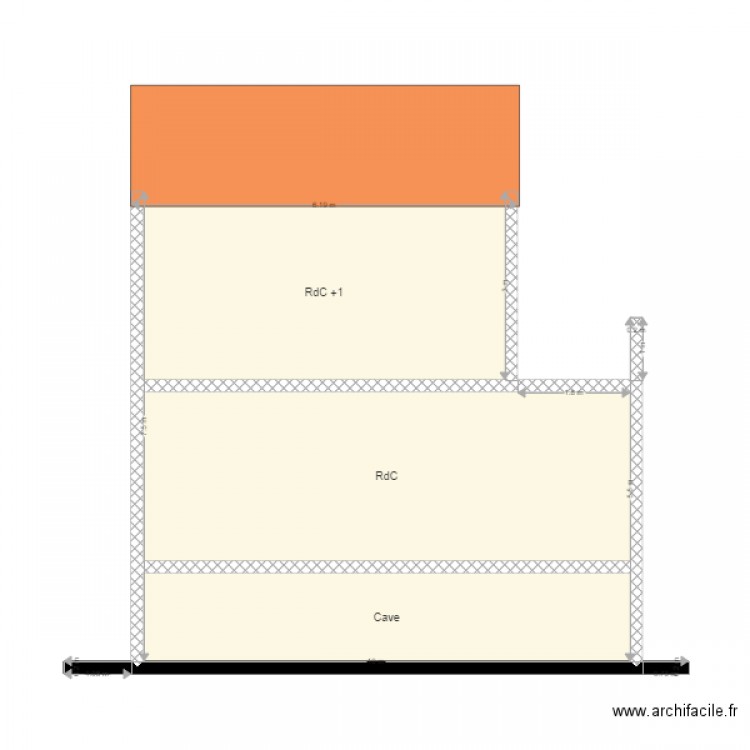 Plan de Coupe BOUBE. Plan de 0 pièce et 0 m2