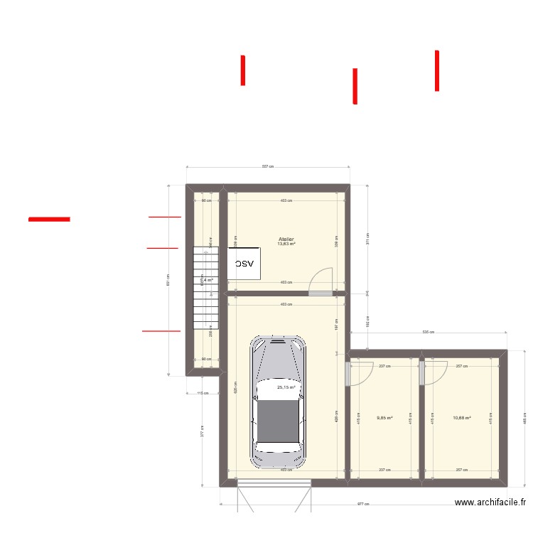 Dream 10/07 Sous-sol. Plan de 21 pièces et 254 m2