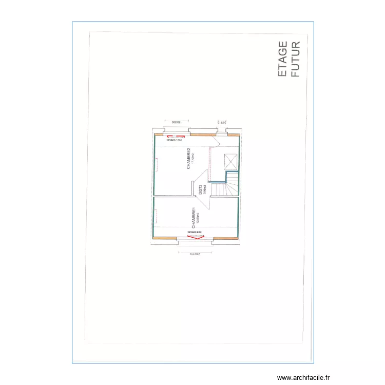 36 LORETTE LENS SNHC etage. Plan de 