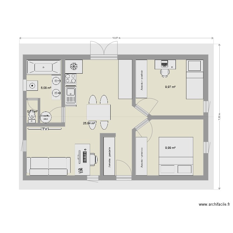 garage1. Plan de 0 pièce et 0 m2