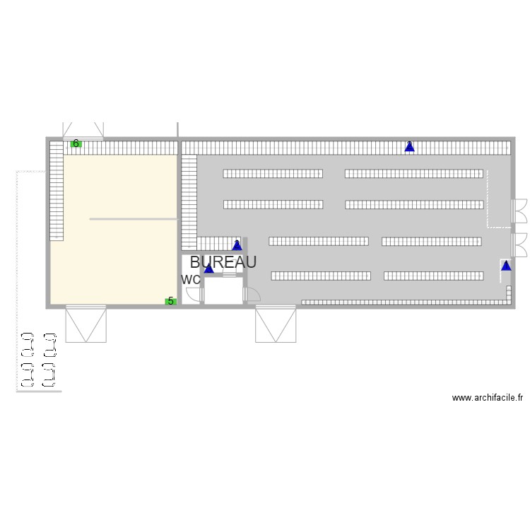 top disount val de reuil . Plan de 0 pièce et 0 m2