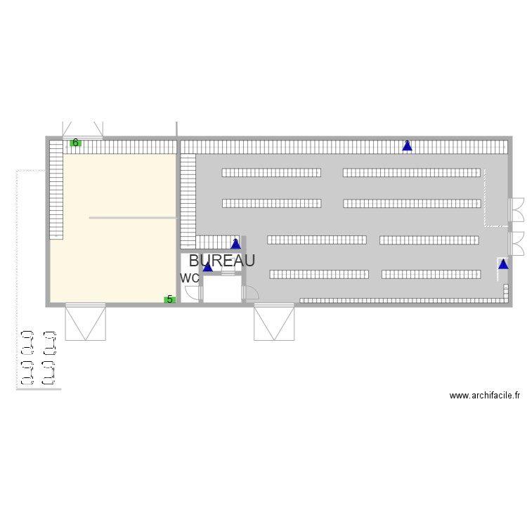 top disount val de reuil . Plan de 0 pièce et 0 m2