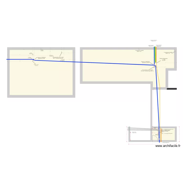CASTRES ECOULEMENT. Plan de 