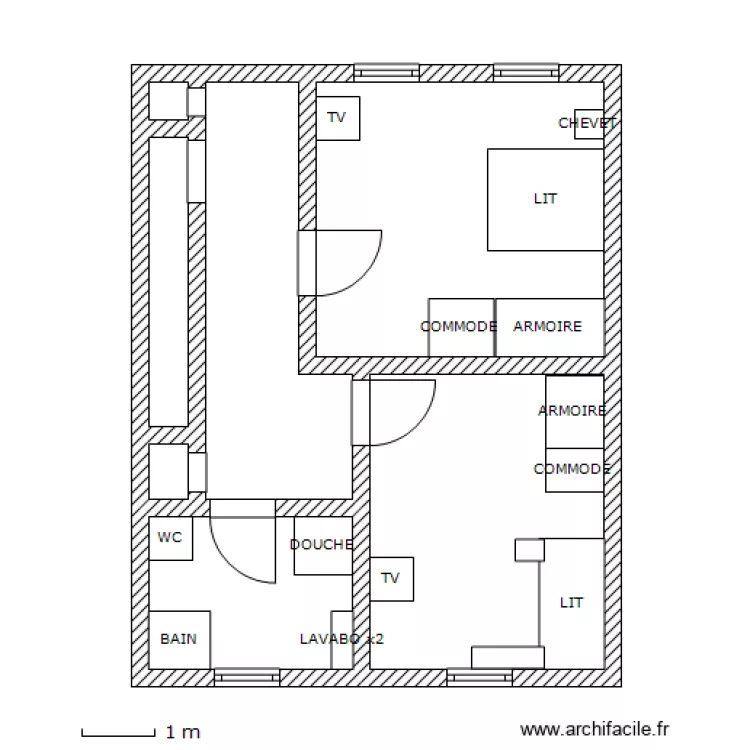 MAISON 2. Plan de 