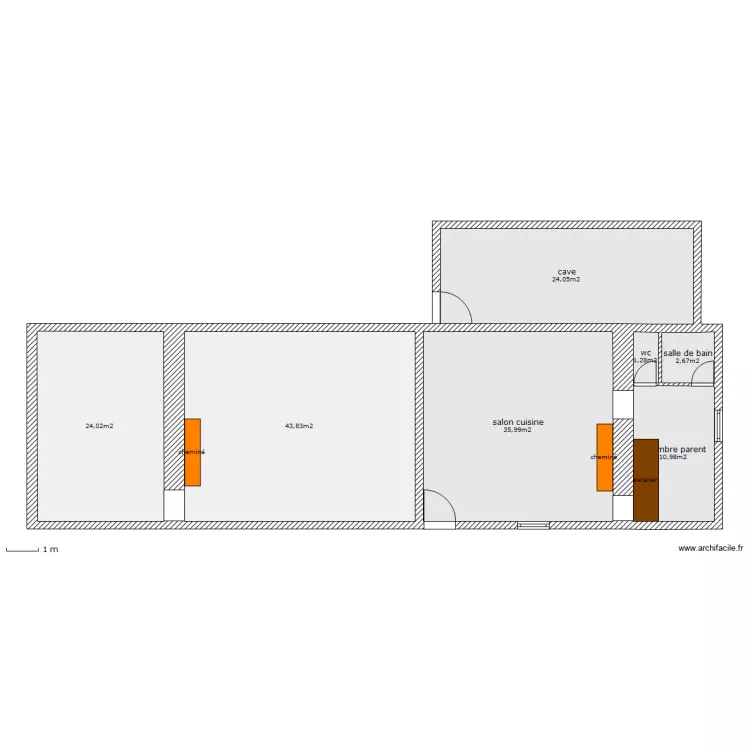 la brosse habitation. Plan de 