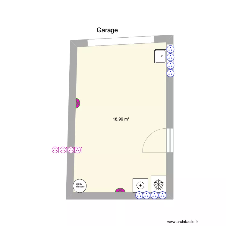 Garage Rdv dernier. Plan de Garage Rdv dernier. Plan de