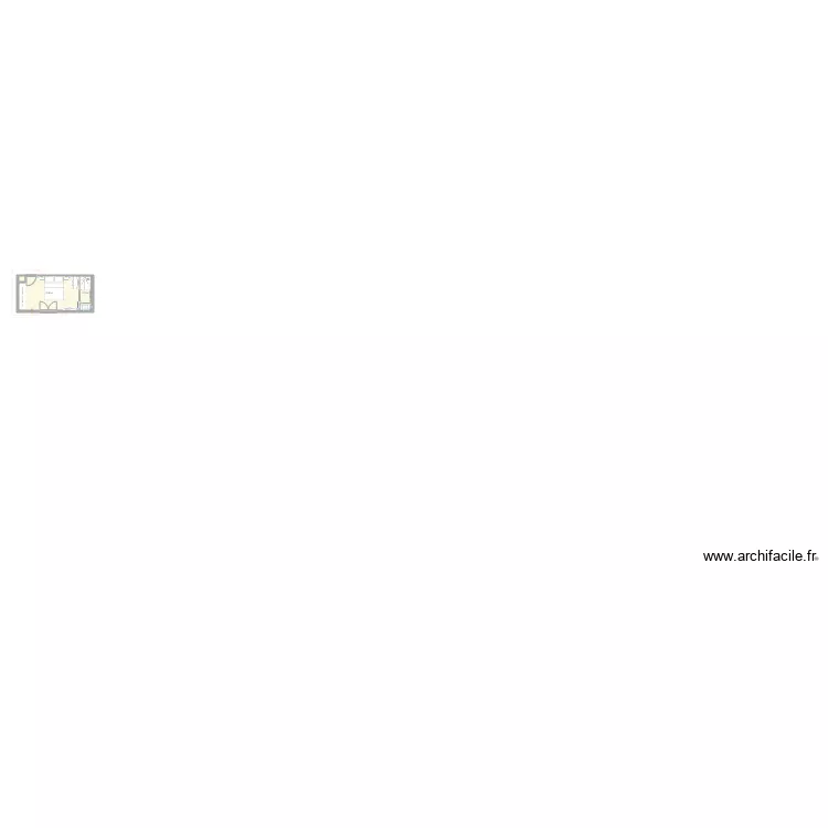 Chambre parent. Plan de 