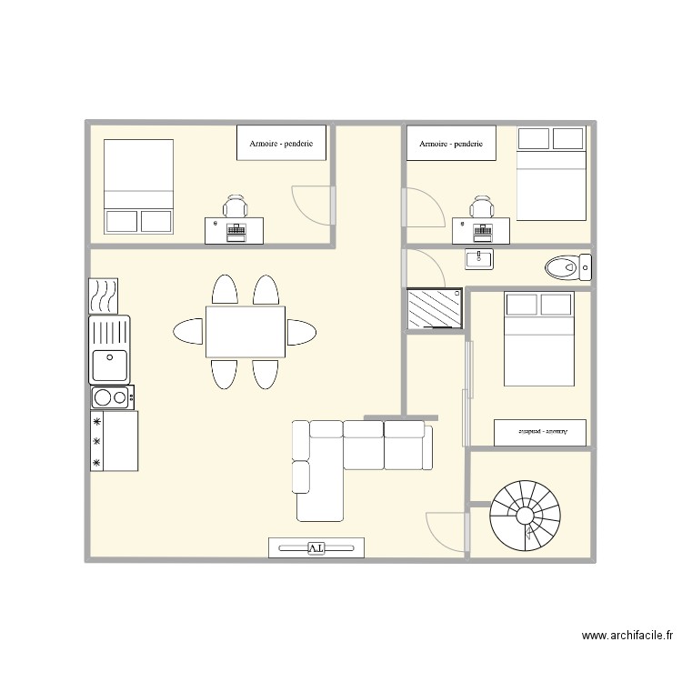 Riviere +2. Plan de 0 pièce et 0 m2