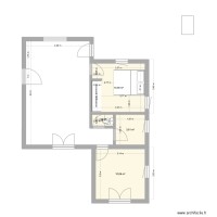 Pallier plan D (6,6 x 4) Chambres décalés