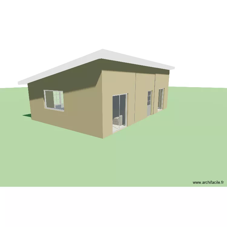 Chemin de Granet Bon. Plan de 6  et 58 m²