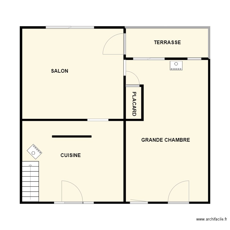 PAJOT RDC B. Plan de 0 pièce et 0 m2