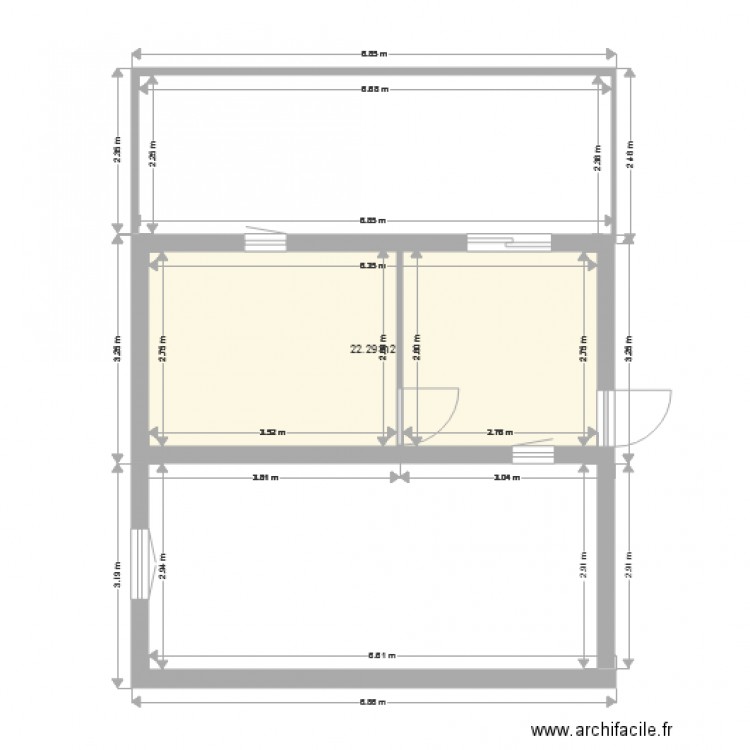 APPARTEMENT 2017. Plan de 0 pièce et 0 m2