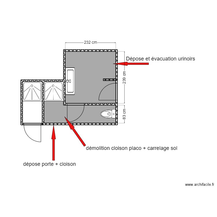 VEOLIA PROJET. Plan de 2 pièces et 9 m2