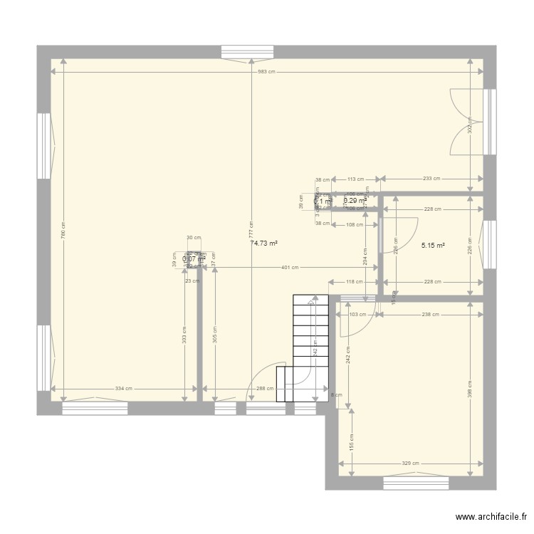 Plan THANN. Plan de 0 pièce et 0 m2