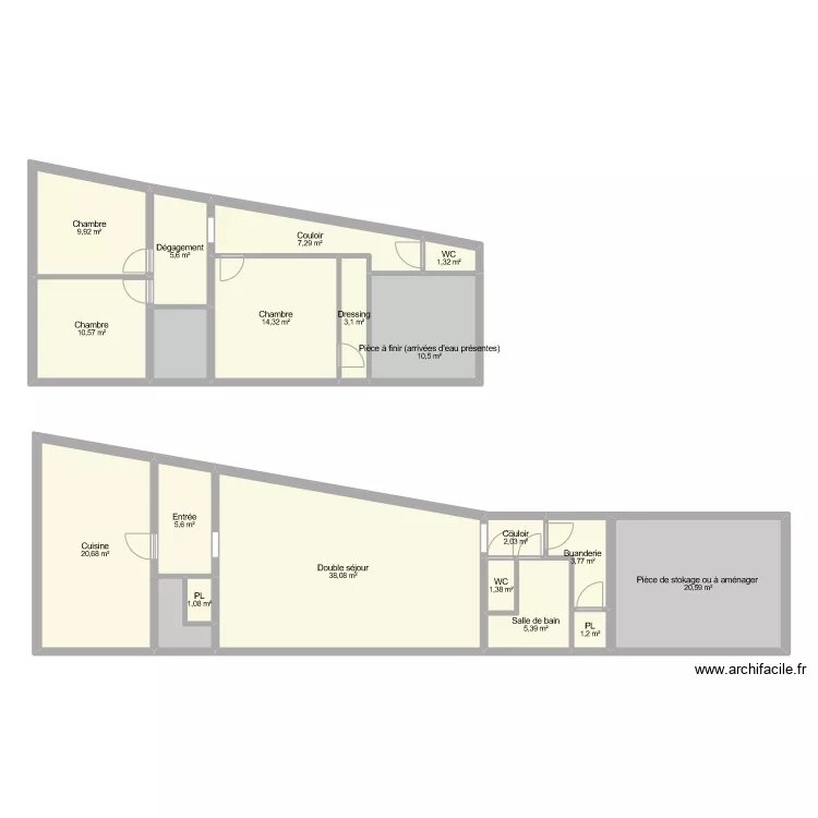 DARTOY BENEDIC. Plan de 