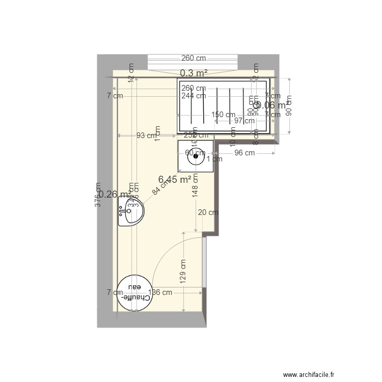 gloumeaud. Plan de 0 pièce et 0 m2