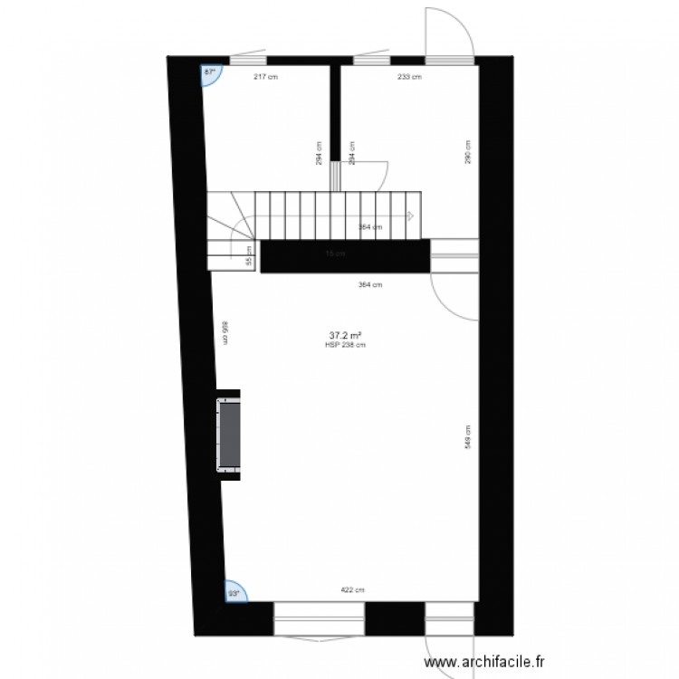 Massy maison ville RDC. Plan de 0 pièce et 0 m2