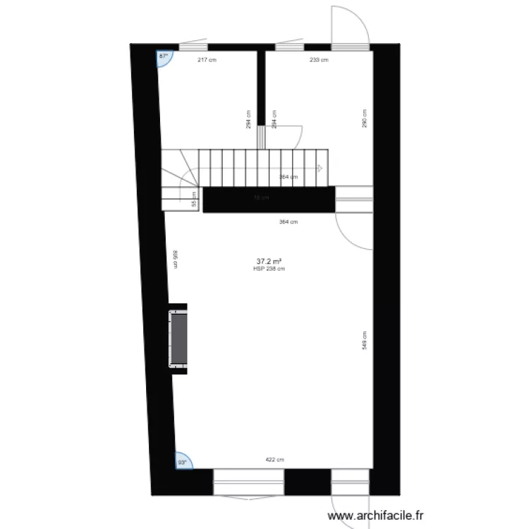 Massy maison ville RDC. Plan de 