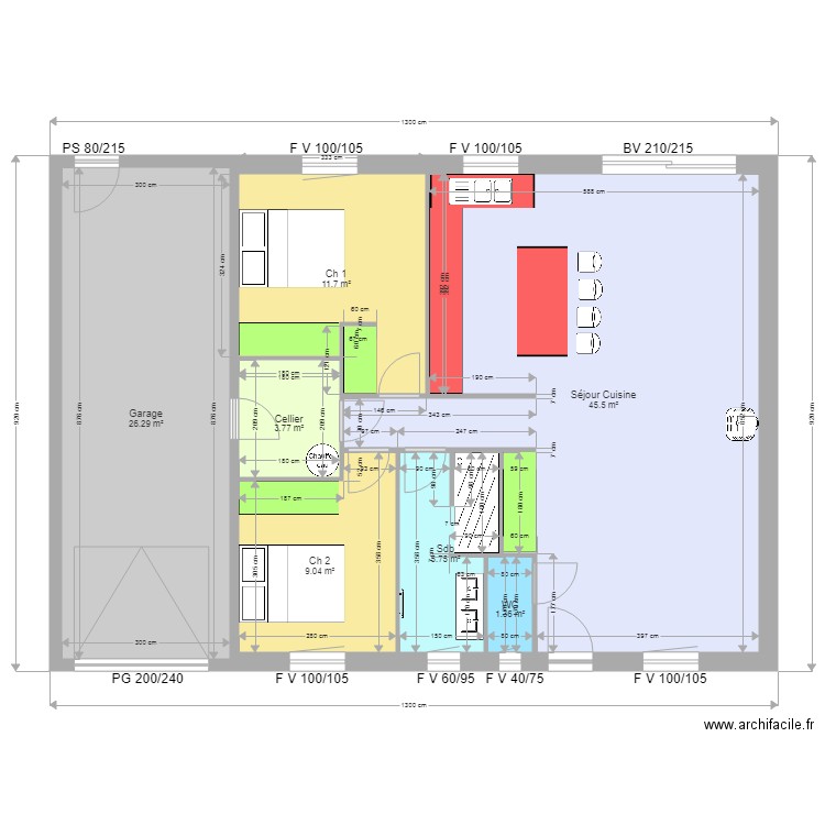 HERMANT. Plan de 0 pièce et 0 m2