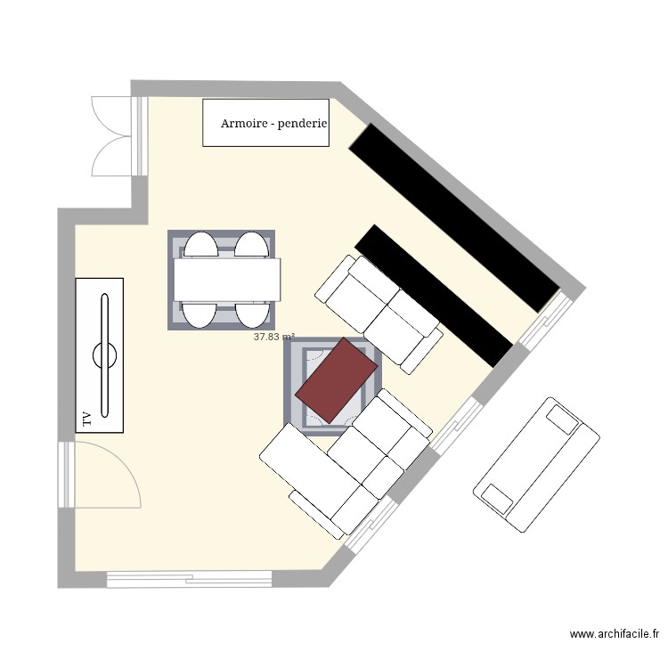 PLAN SALON ROYAN. Plan de 0 pièce et 0 m2