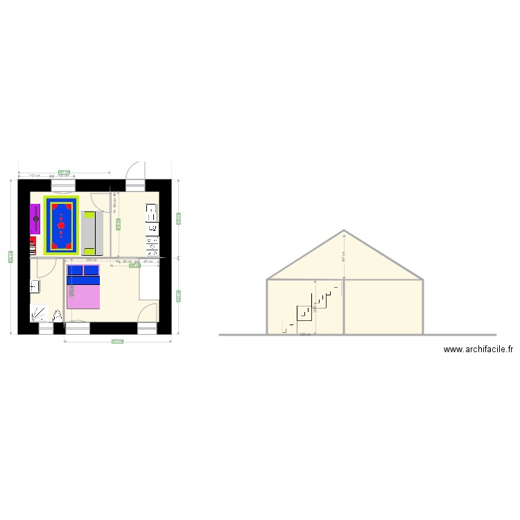 flora rdc. Plan de 0 pièce et 0 m2