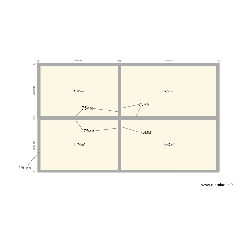 shema. Plan de 0 pièce et 0 m2