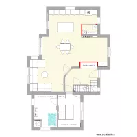 PLAN MAISON RDC PLESTAN