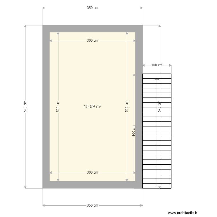 garage1. Plan de 0 pièce et 0 m2