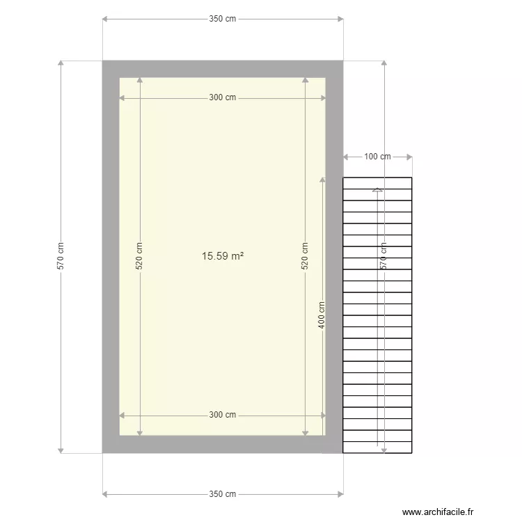 garage1. Plan de 