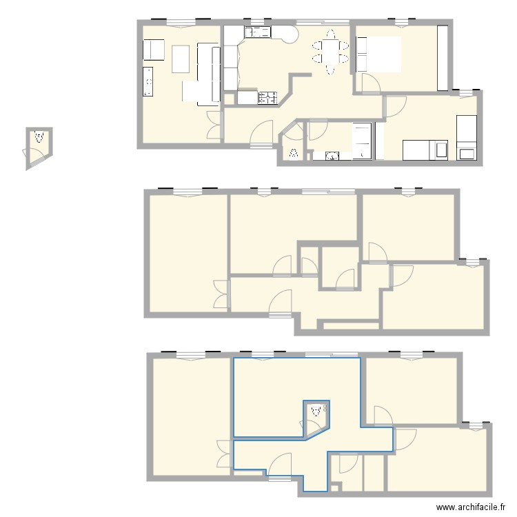 MAISON AADL. Plan de 0 pièce et 0 m2