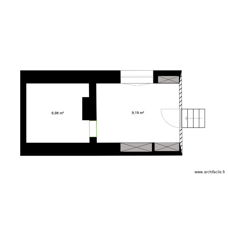 Projet Rouen R2. Plan de 0 pièce et 0 m2