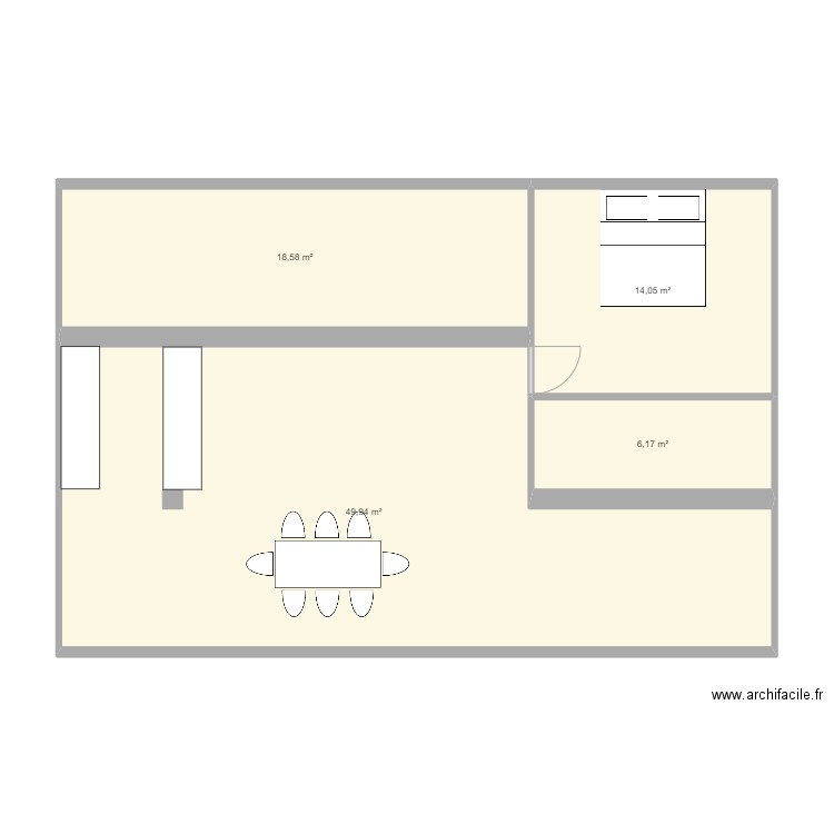 je sais pas. Plan de 0 pièce et 0 m2