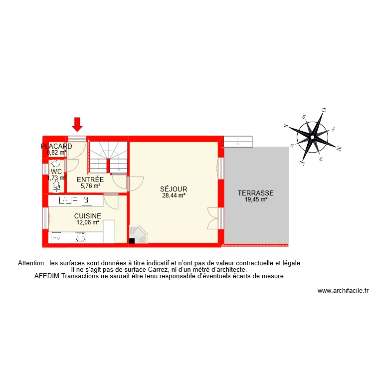 BI 8767 RDC. Plan de BI 8767 RDC. Plan de