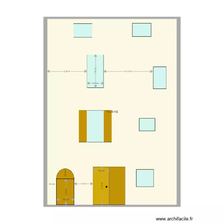 Facade Pertuis. Plan de 