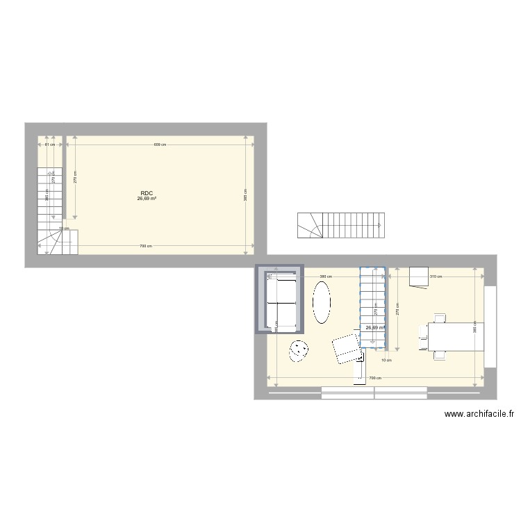 Studio 2. Plan de 0 pièce et 0 m2