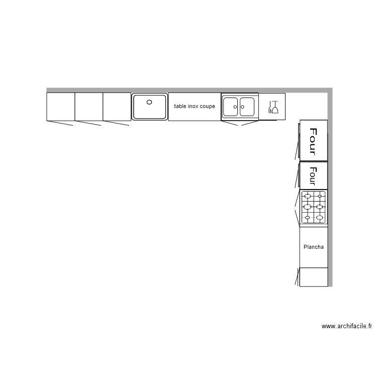 cusine perso. Plan de 0 pièce et 0 m2