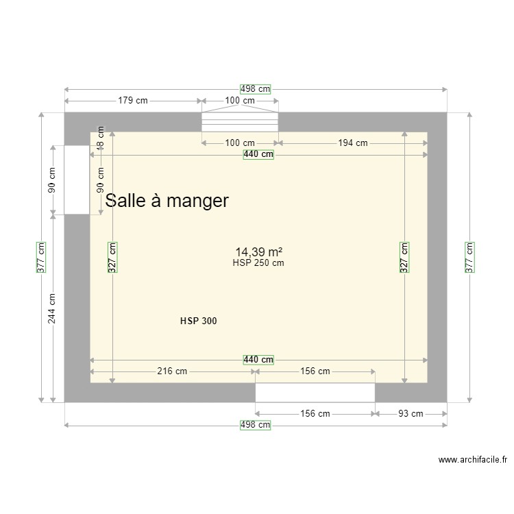 SALLE A MANGER RDC ORIGINAL. Plan de 0 pièce et 0 m2