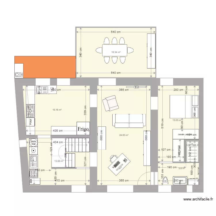 Annie projet 2. Plan de 