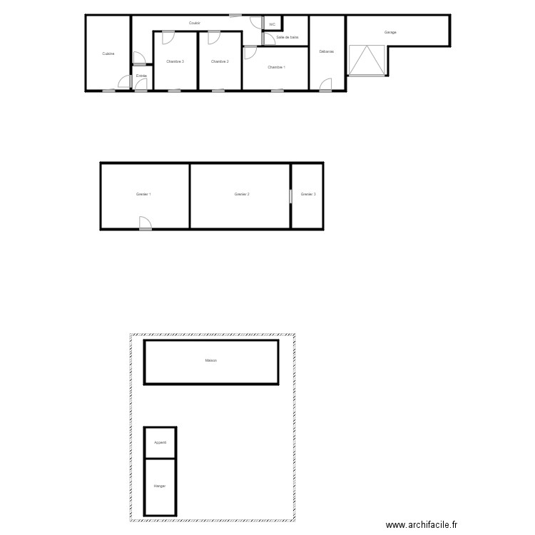 INDIVISION  D ALIGNY. Plan de 0 pièce et 0 m2