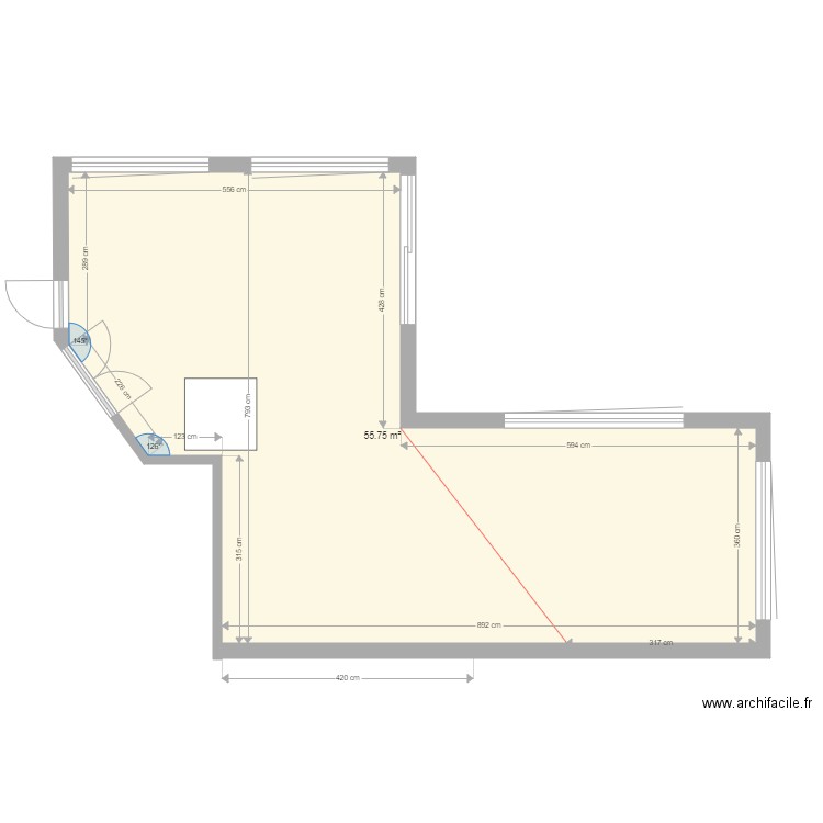 plan Huguet Lemaire . Plan de 0 pièce et 0 m2