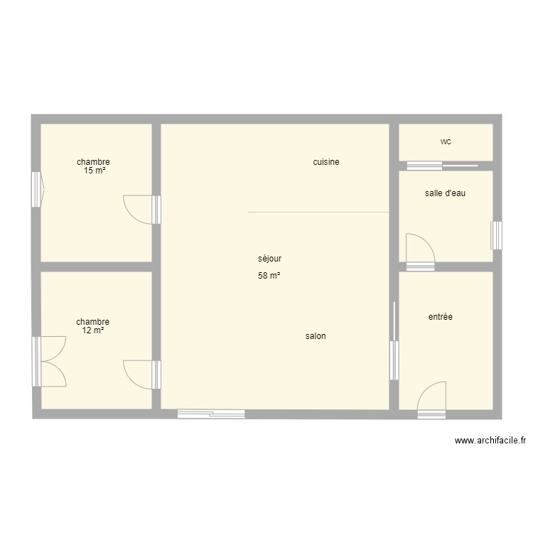 87G6461. Plan de 0 pièce et 0 m2