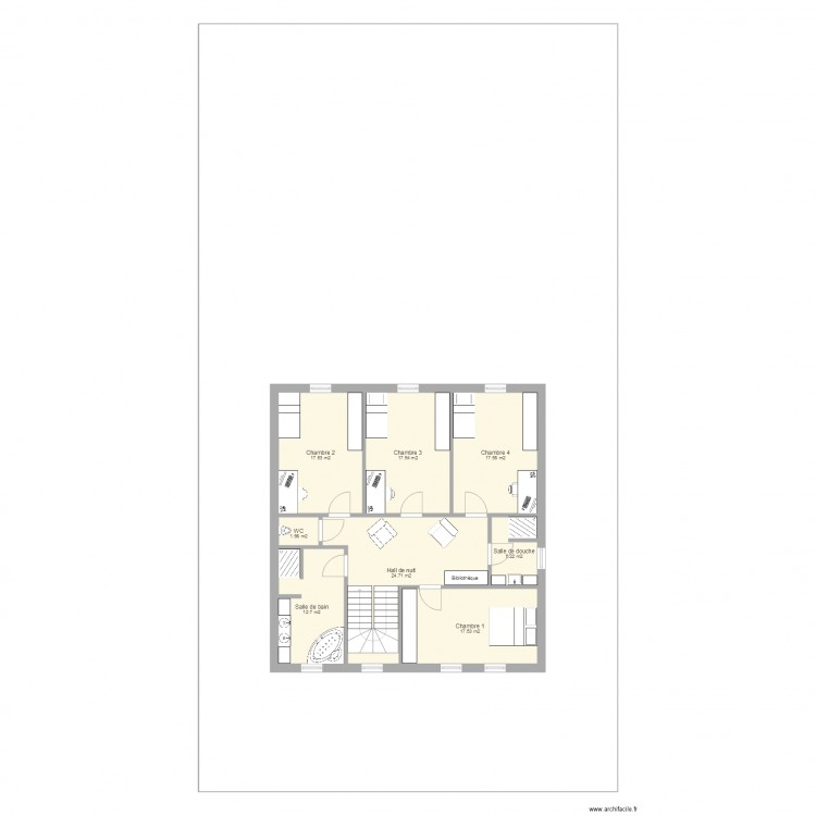 Maison Etage 4. Plan de 0 pièce et 0 m2