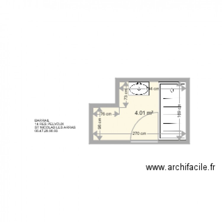 BARRAIL. Plan de 0 pièce et 0 m2