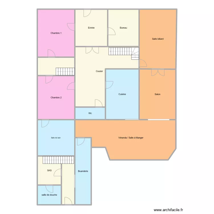 LEFOREST ESCACH. Plan de 