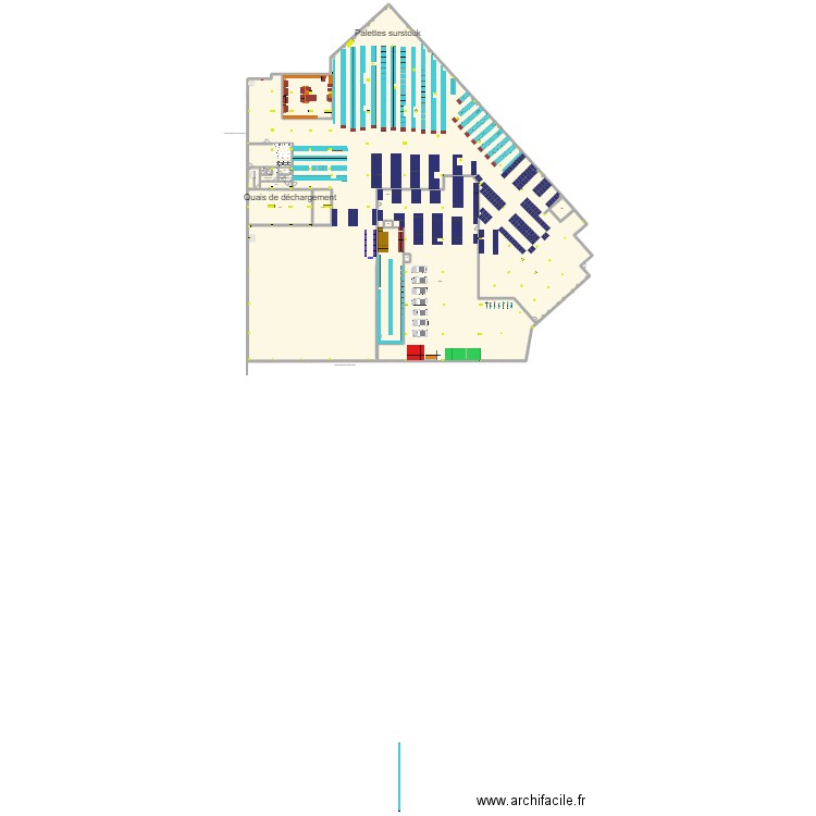 Reuilly V41 phase 1 . Plan de 16 pièces et 430 m2