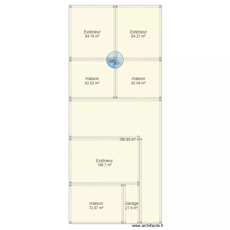 arnault exterieur. Plan de 